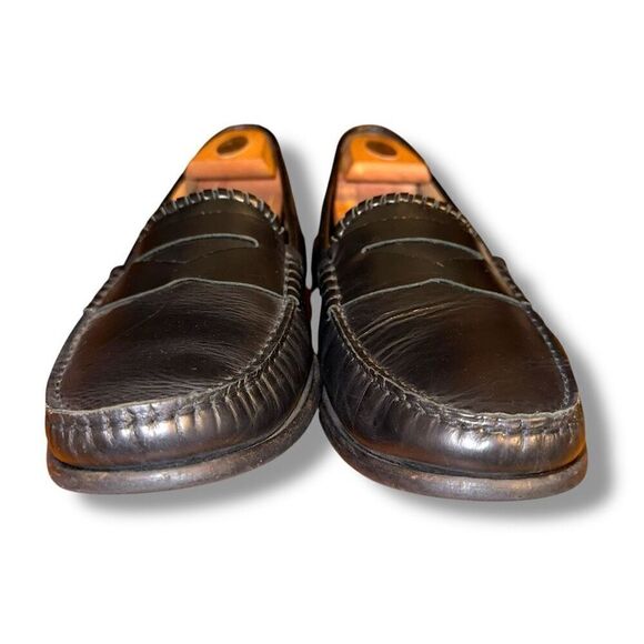 Black Jack Rogers Leather Penny Loafers Size 11 - Picture 3 of 10